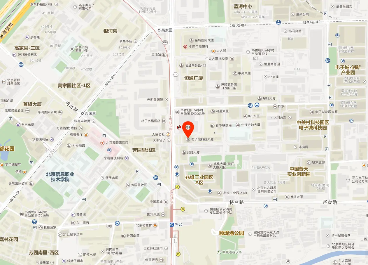 电子城科技大厦地图位置